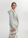 Chaqueta fina primavera capucha desmontable