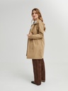 Chaqueta tipo gabardina parka fina