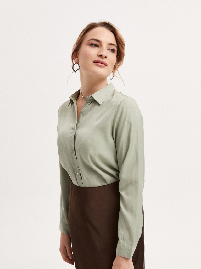 Camisa Viscosa Verde M219 (Pack12)
