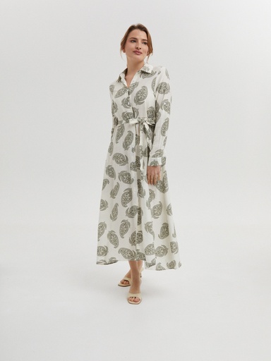 [967] Vestido largo con mangas largas 967 (Pack 10)