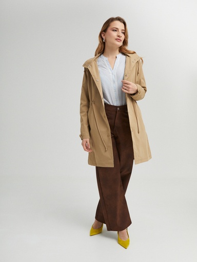 Chaqueta tipo gabardina parka fina Z5299 (Pack 5)